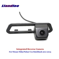 car rear view reverse camera for nissan tiidapulsar c12 hatchback 2011 2015 reverse parking backup camera integrated sony hd