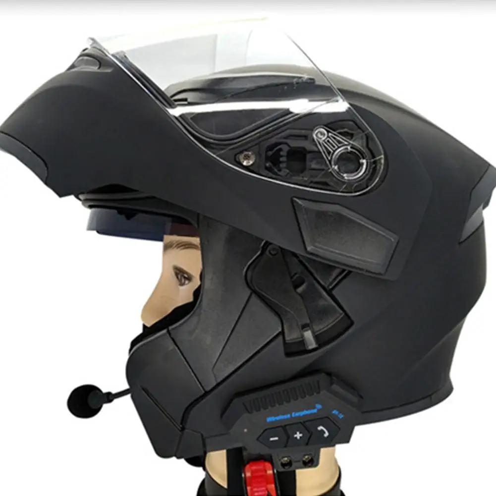 Мотоцикл 500mA наушники с Bluetooth шлем V4.2 Bluetooth домофон мотоциклетная гарнитура снижение шума микрофон
