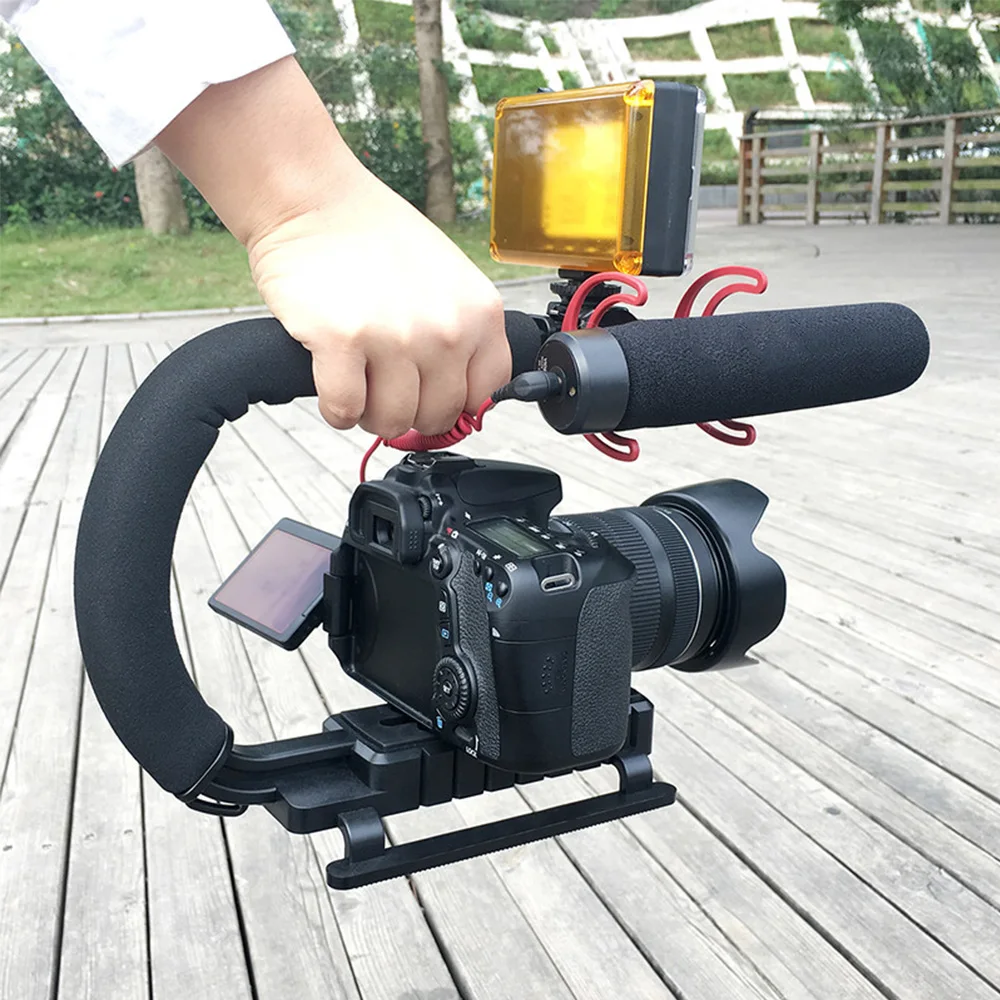 ET U Grip тройное крепление для обуви стабилизаторы видео рукоятка смартфона экшн