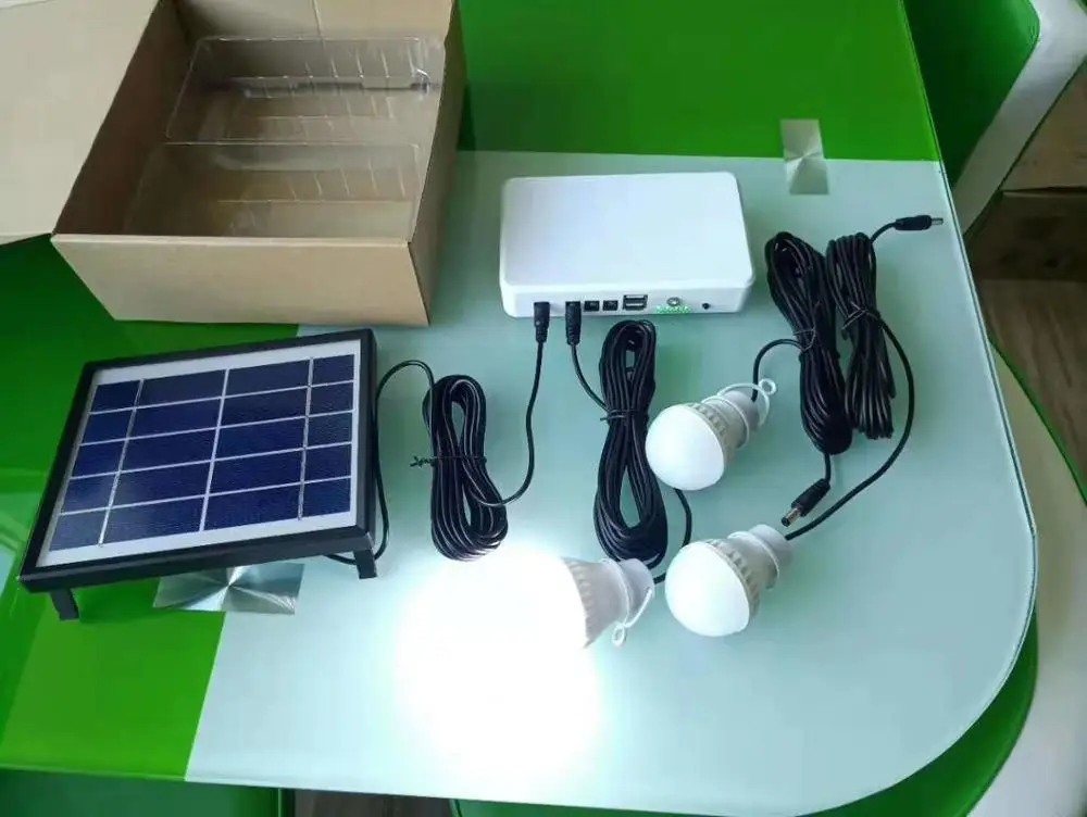 Светильник солнечной энергии постоянного тока генератор маленький комплект для