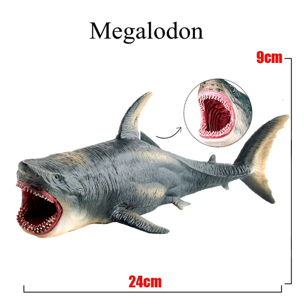 Доисторические акулы Megalodon обучение океану детская игрушка подарок модели акул