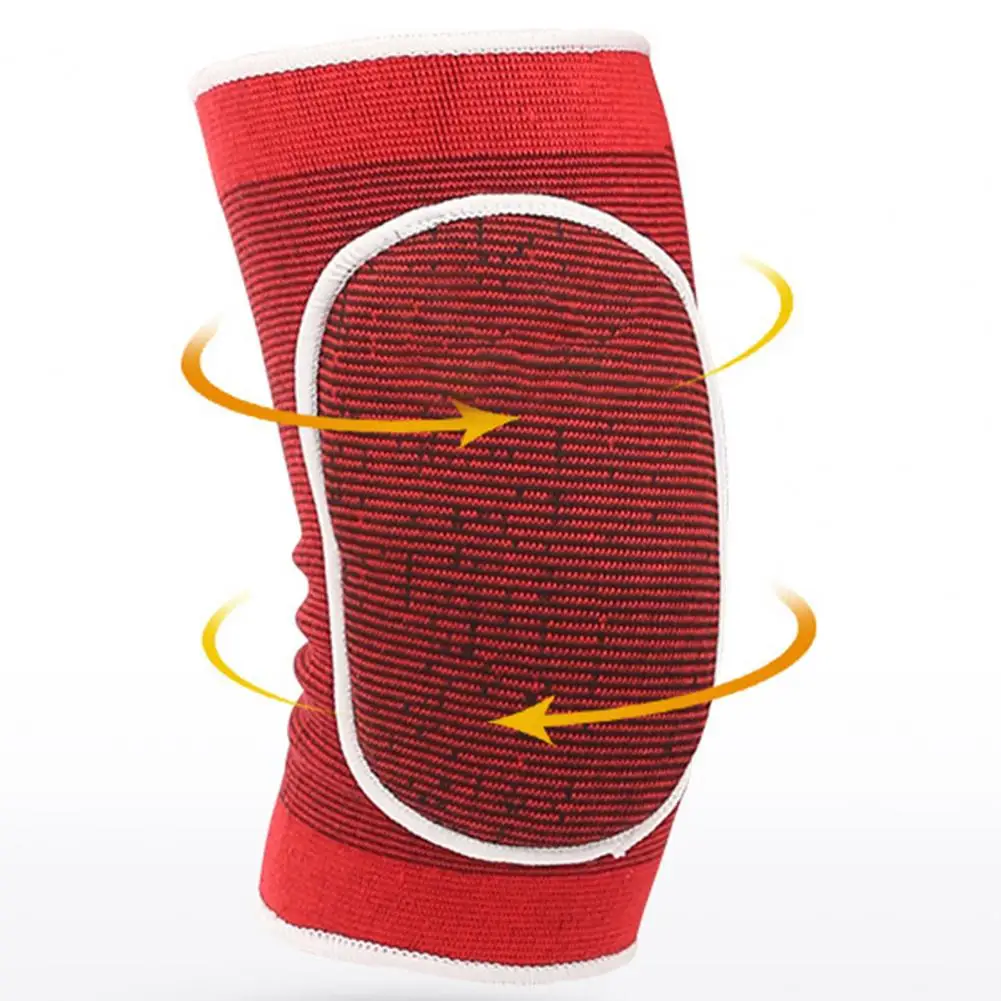 

2Pcs Kneecap Delicate Elastic Non-deforming Casual Woven Kneepad for Running Basketball Volleyball Safety Gear Kneecap