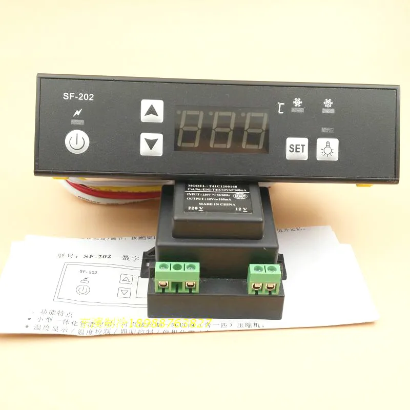 Цифровой Холодильный шкаф/термостат морозильной камеры Shangfang с контролем