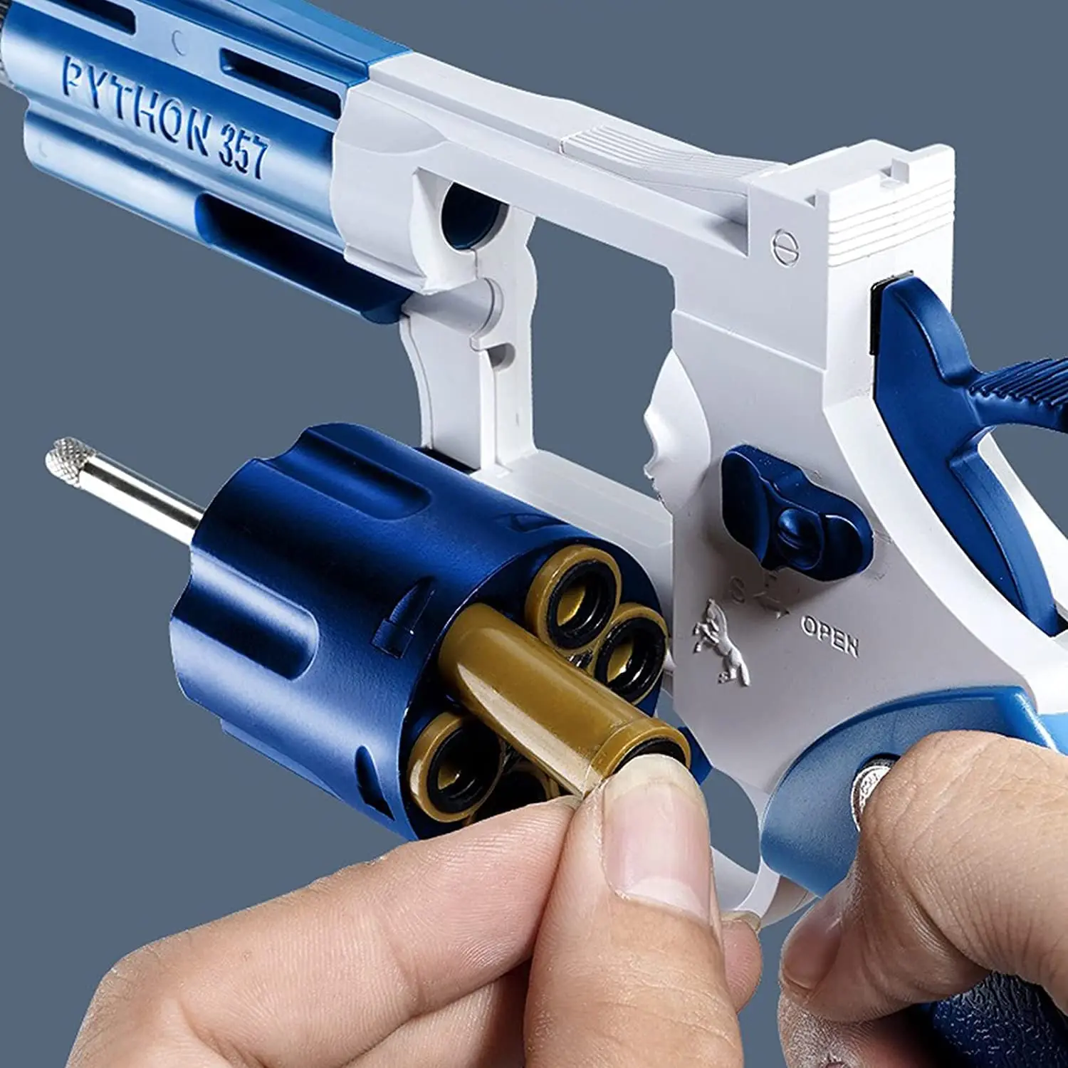 Revolver Soft Bullet Gun ZP5 Pistol 357 Shell Throwing Toy Weapon CS Model for Boys Children Gift | Спорт и развлечения
