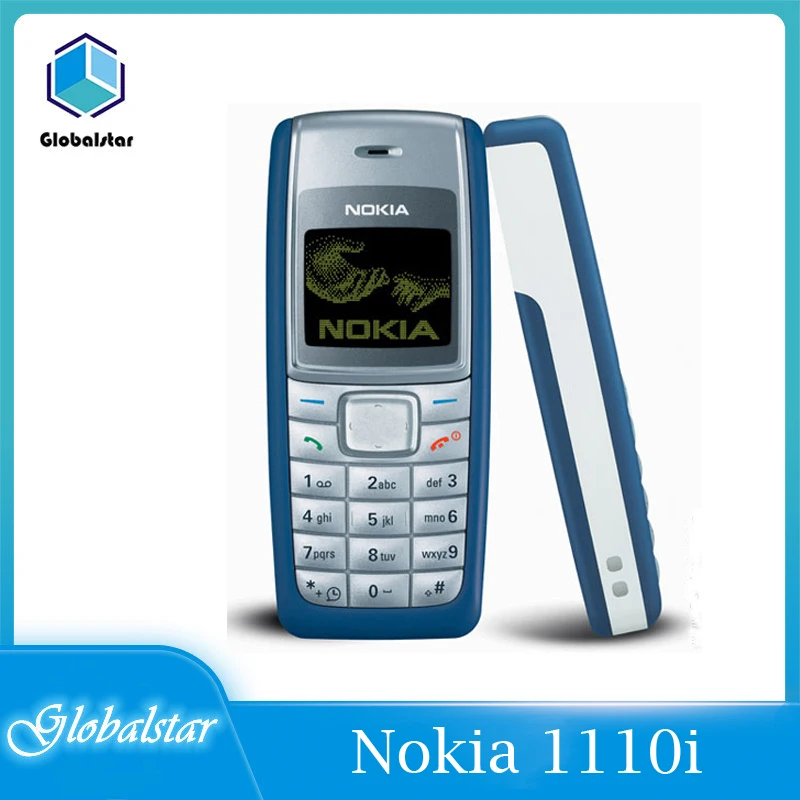 

Nokia 1110 refurbished Original mobile phones 1110i Unlocked cheap Old Mobile Classic Phone 1 Year Warranty Free shipping