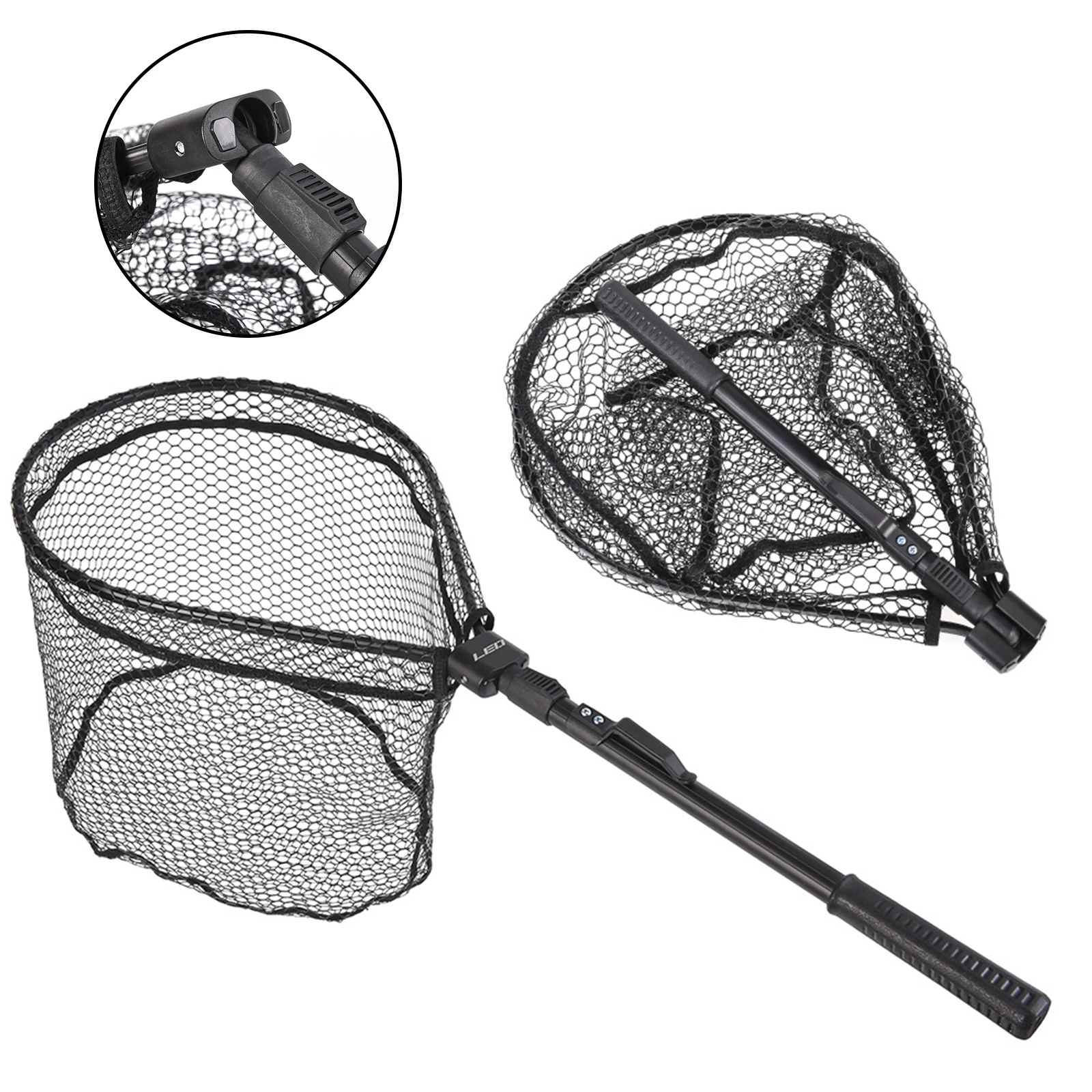 Выдвижная рыболовная сеть из алюминиевого сплава телескопическая складная