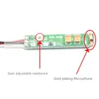 Регулируемый громкость на выходе специальный микрофон модуль адаптера пикапа модуль с предварительным усилителем для CCTV IP камеры