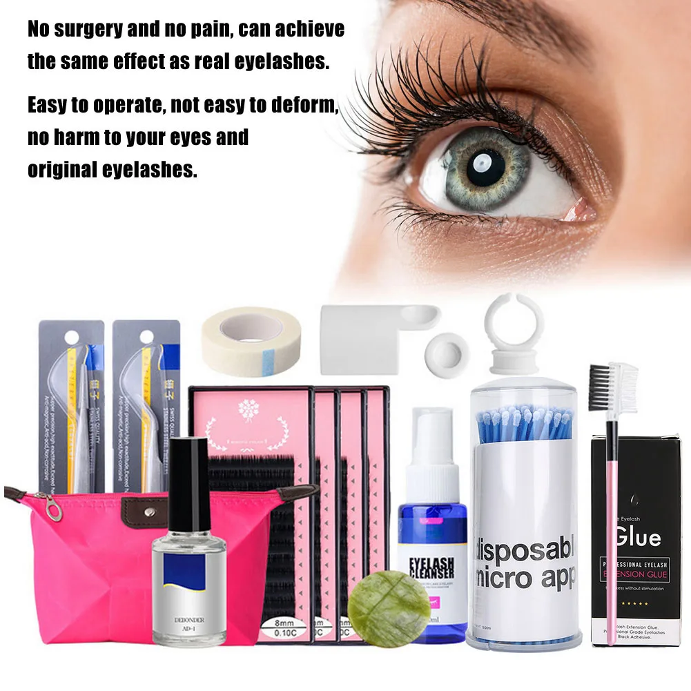 Профессиональный Полный набор инструментов для наращивания ресниц
