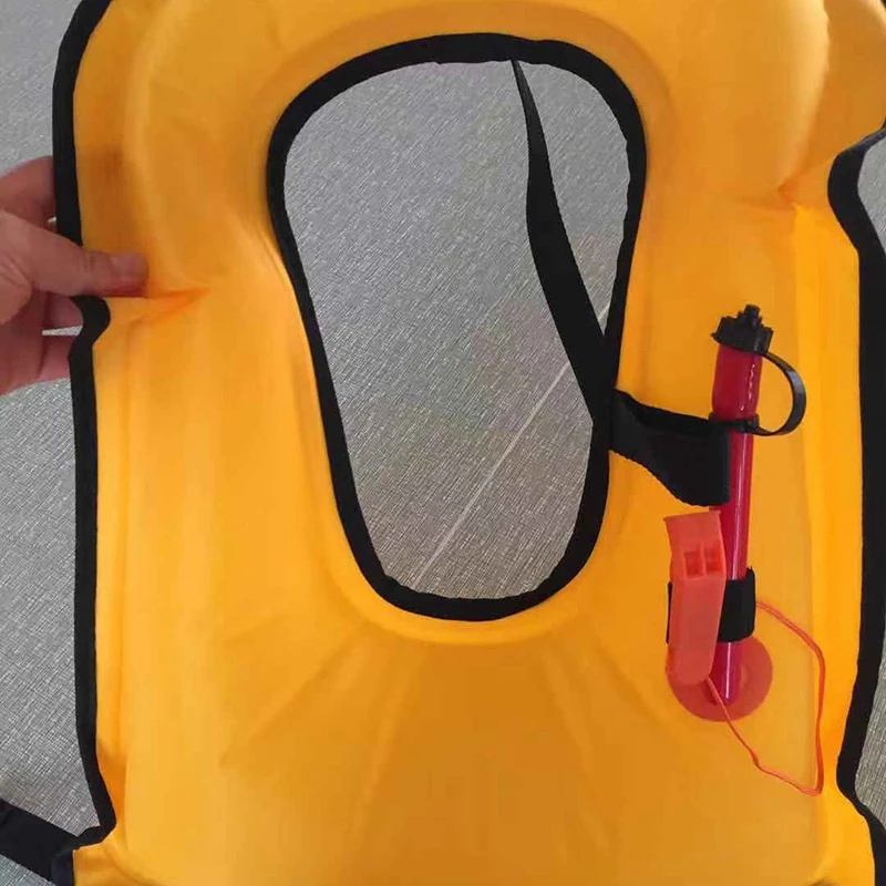 Надувная спасательная жилетка для подводного плавания взрослых переносная