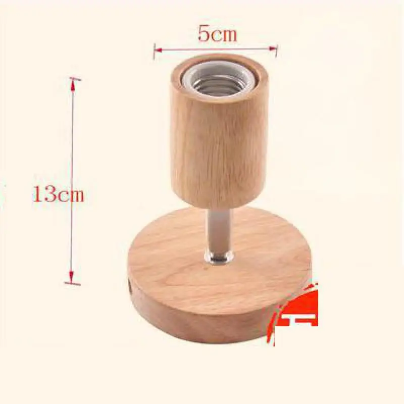 Современный настенный светильник для спальни гостиной деревянный светодиодный