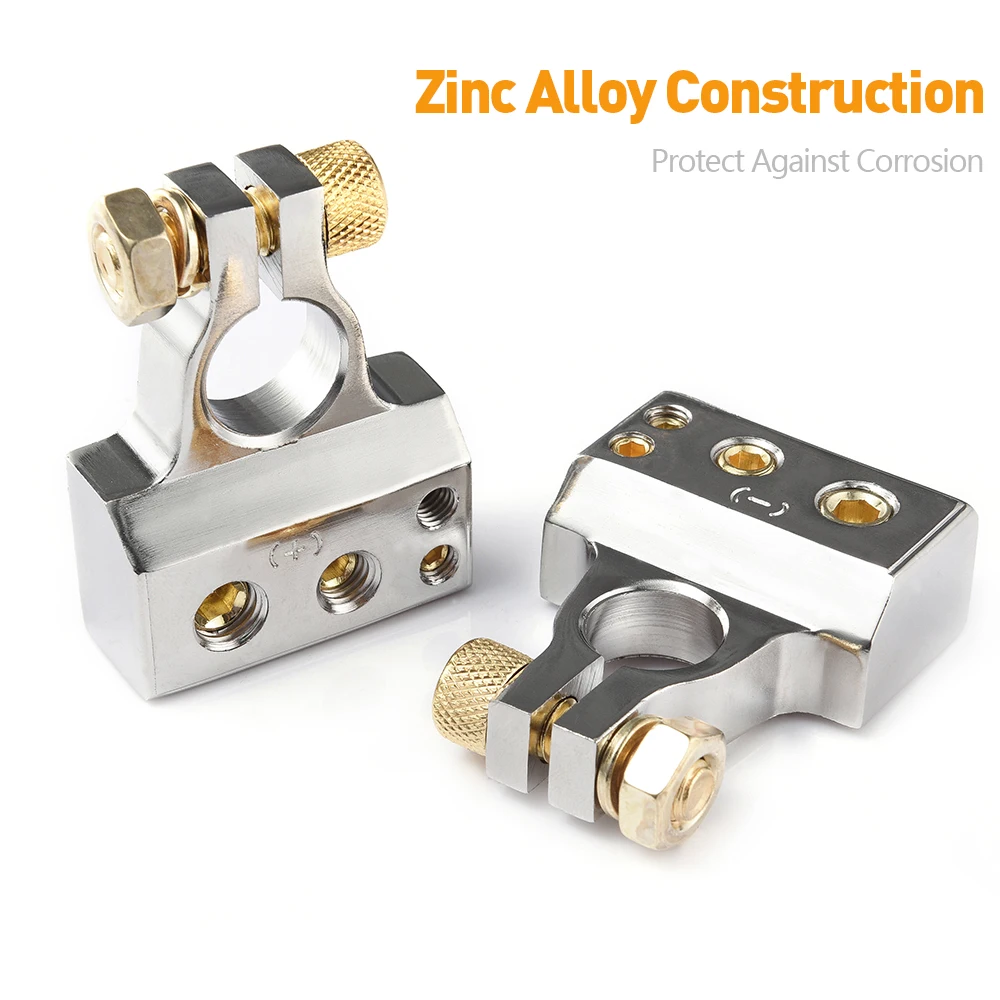 MICTUNING автомобильный батарейный клеммный соединитель Комплект 2/4/8/10 AWG