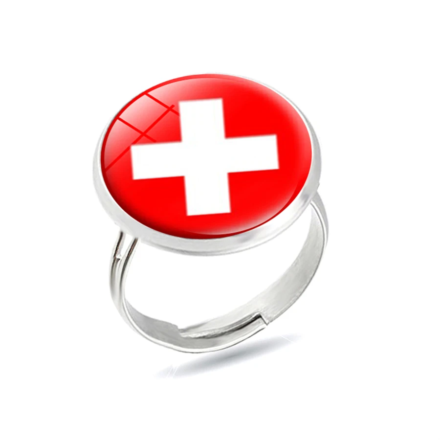 Национальные кольца с флагами Великобритания Франция Netherland Бельгия Ирландия