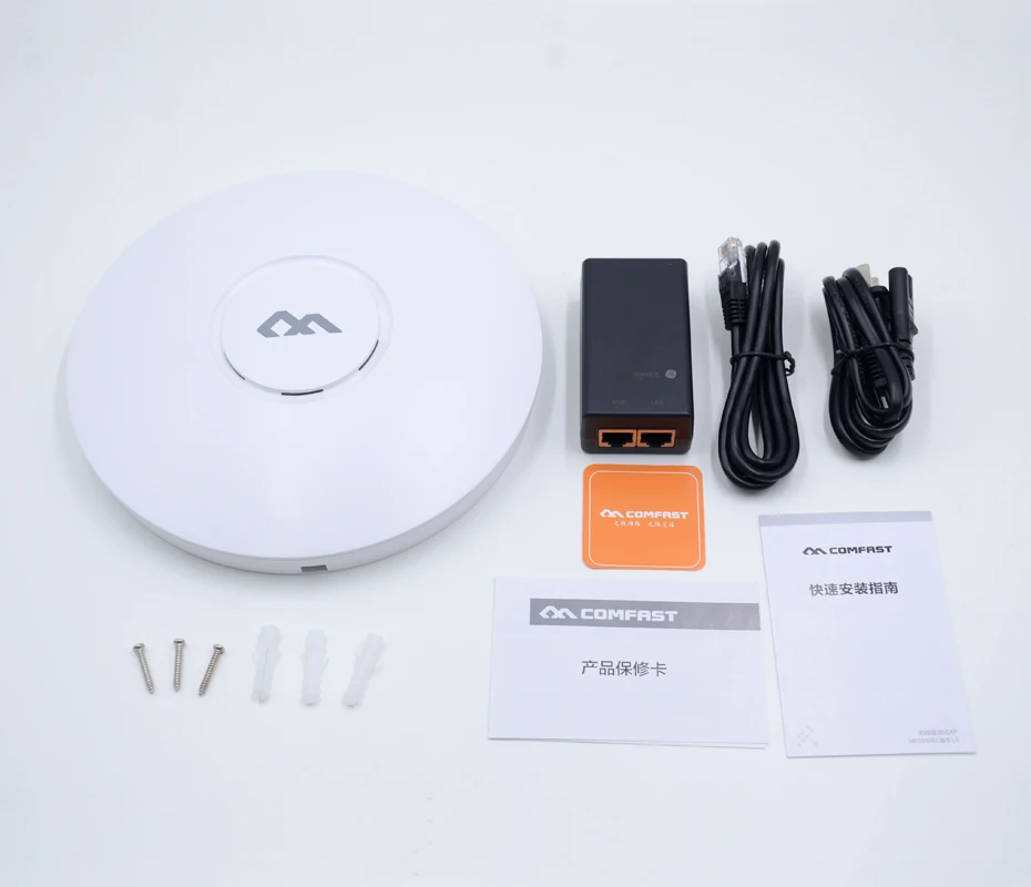 COMFAST CF-E320V2 300 Мбит/с WiFi потолочный AP 802.11b/g/n QCA9531 корпоративная Wifi система 48 В POE