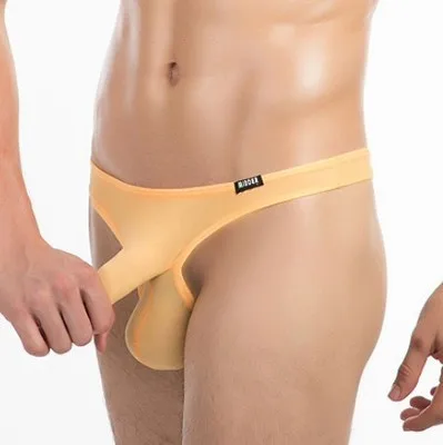 Мужское нижнее белье сексуальные t-брюки со слоном в носу самолета t-образная