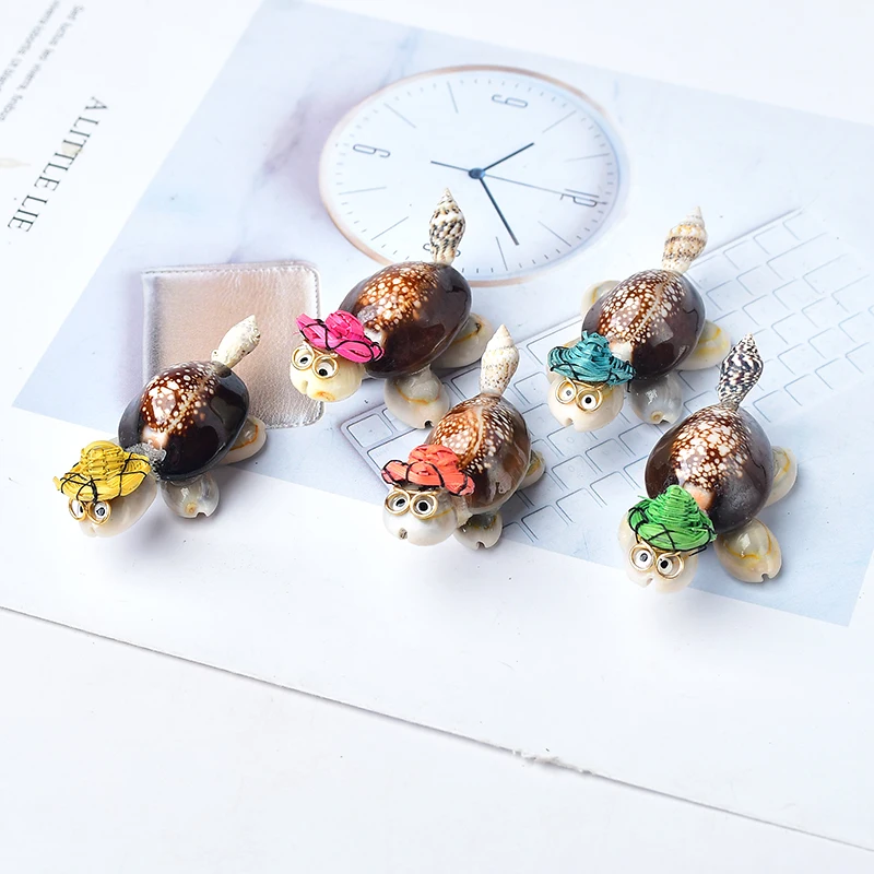 

1 шт. Милая шляпа, черепаха, ракушки из натуральных ракушек, сделай сам, ручная работа, украшение для дома и автомобиля, сувенир, подарки своим...