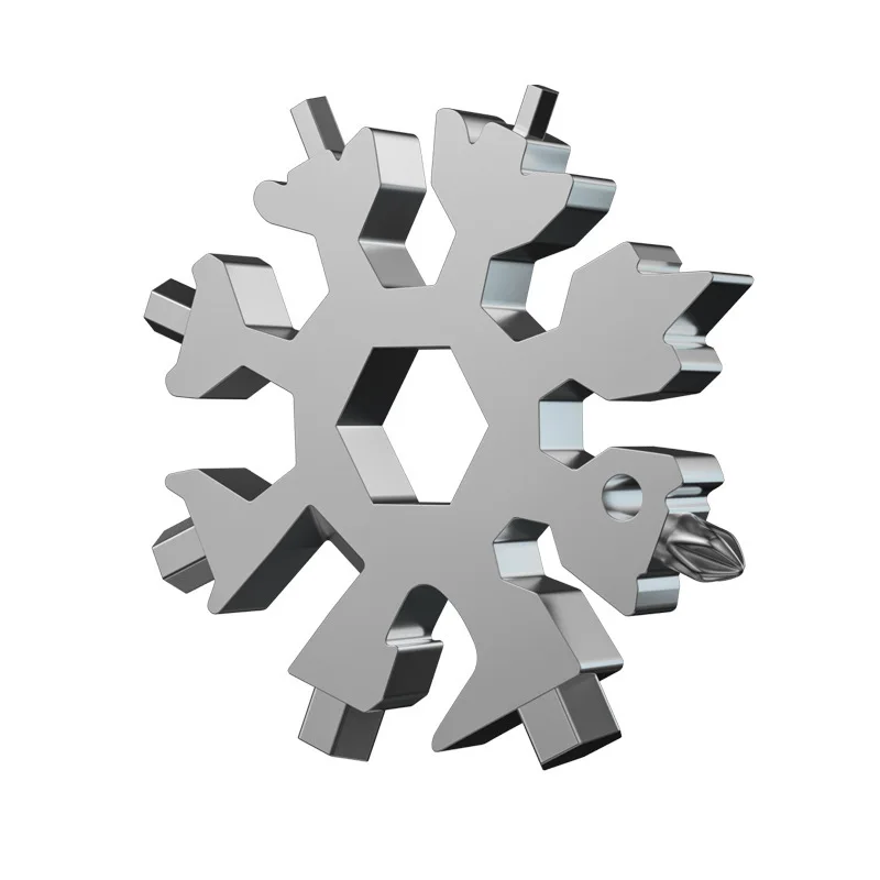 

Multifunctional Snow Wrench edc sleeve Portable 18 in 1 Universal Tool Card With gift box Car bike diy tools Corkscrew key ring