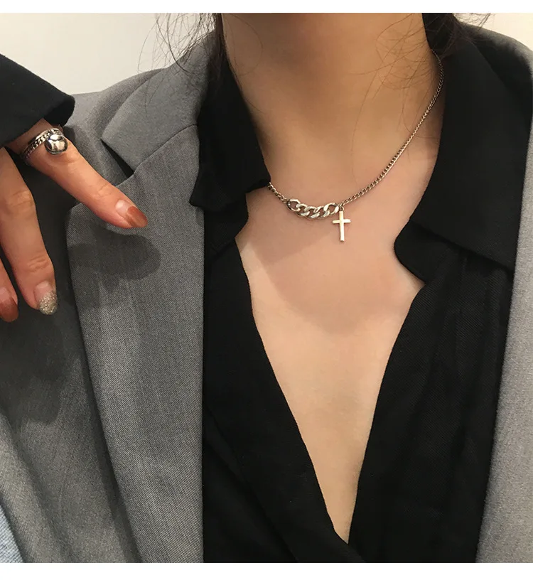 Новое модное ожерелье с подвеской крестом для женщин и мужчин религиозные
