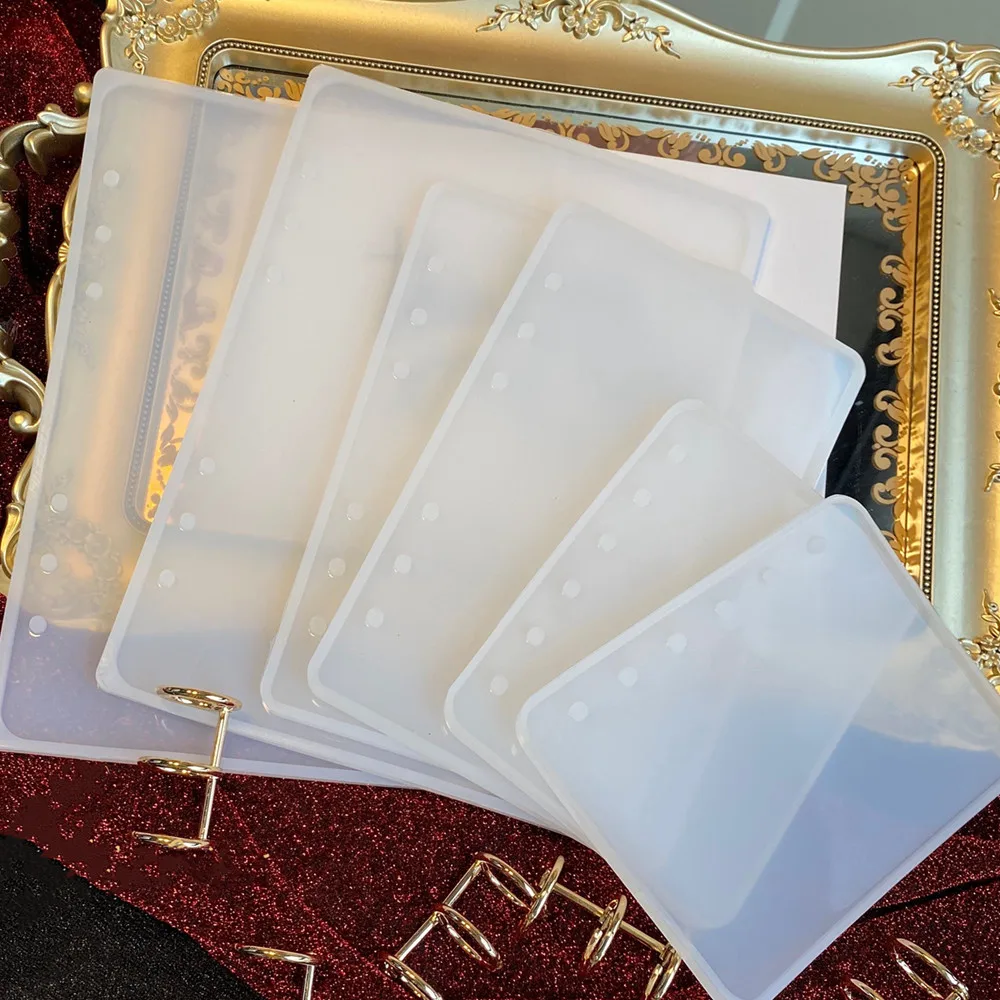 Косметическое зеркало в форме ноутбука силиконовая форма DIY полимерная книга