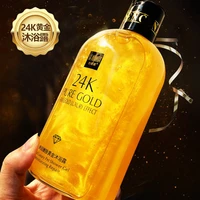 550ml 24k gold shower gel deep clean long lasting fragrance bath foam foam bath liquid body wash shampoo moisture skin clean