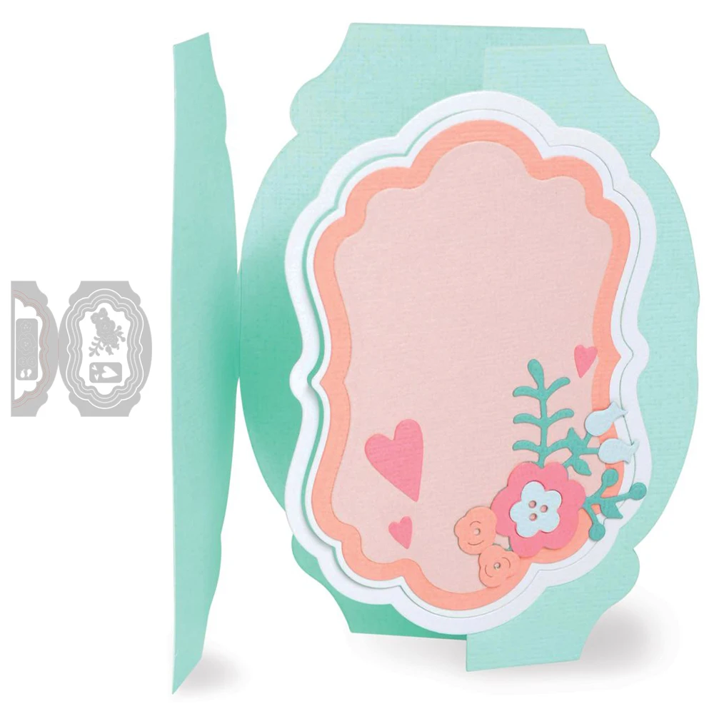 

Open Greeting Card Dies Metal Cutting Dies For DIY Scrapbooking Photo Album Decor Embossing Holiday Dies For Paper Cards die set