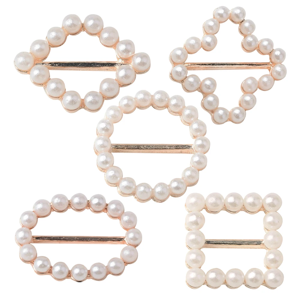 Высокое качество! 10 шт./компл. разнообразные жемчужные пряжки свадебные