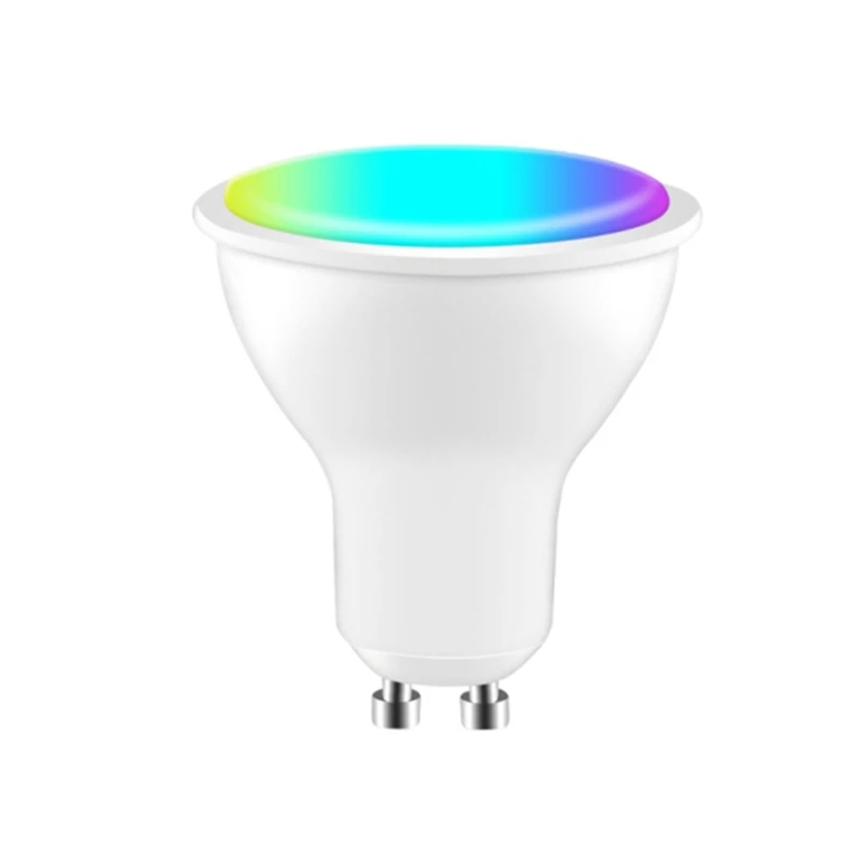 

Zigbee Smart Home Led Bulbs Graffiti Smart Spotlights Gu10 Dimmable Color Toning Smart Bulbs Support Google Audio