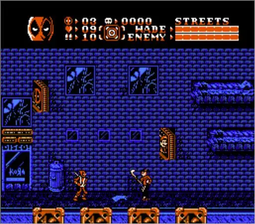 Игровой картридж Дэдпул для консоли NES