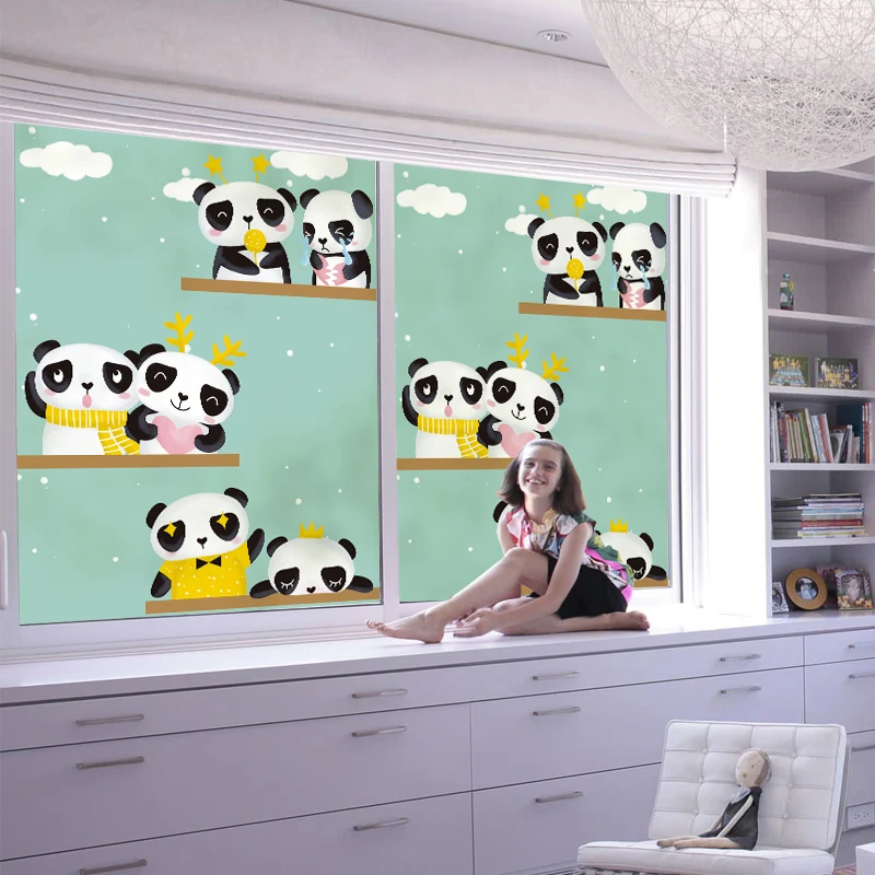 Прозрачный Непрозрачный электростатический матовый стеклянный пленочный