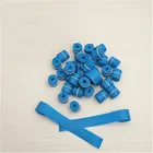 10 шт. одноразовый синий жгут, медицинские нелатексные резиновые манжеты для остановки кровотечения, ремешок для аварийных ситуаций на открытом воздухе