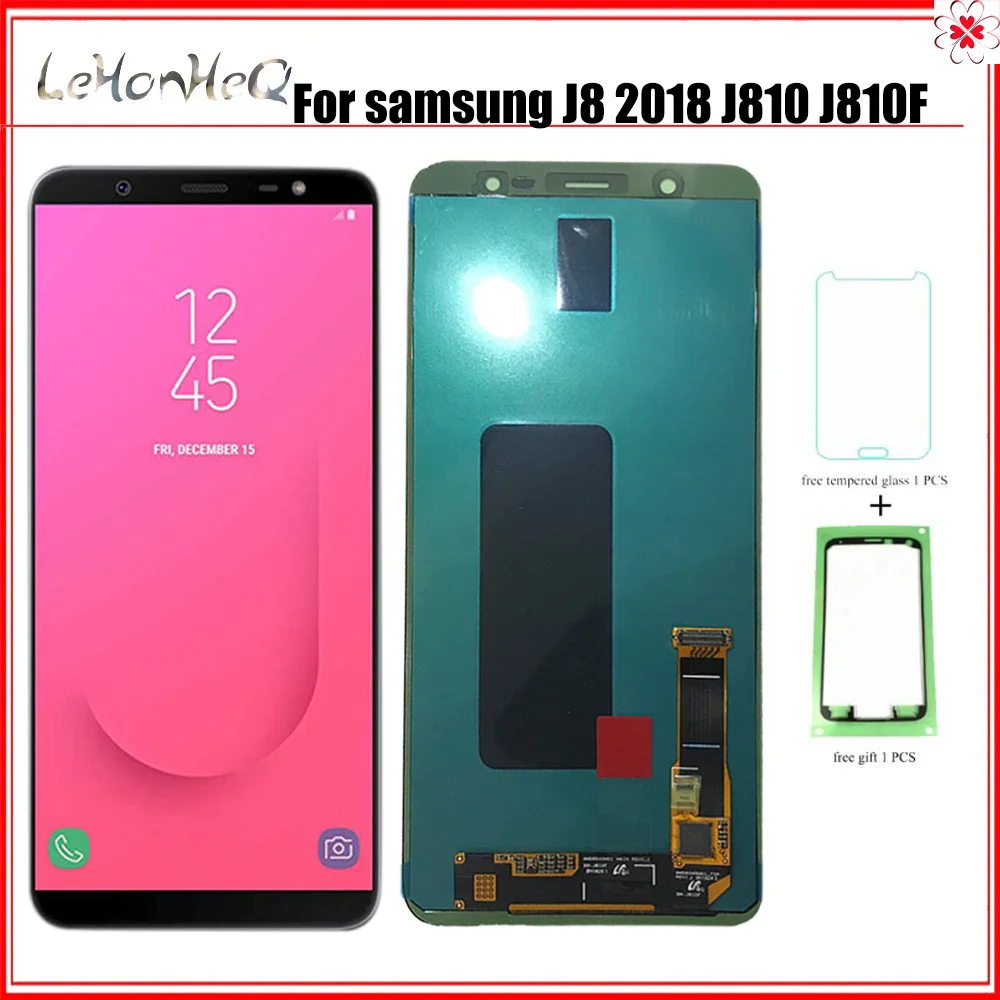 Оригинальный супер AMOLED J810 ЖК-дисплей для Samsung Galaxy J8 2018 сенсорный экран J810F J810Y