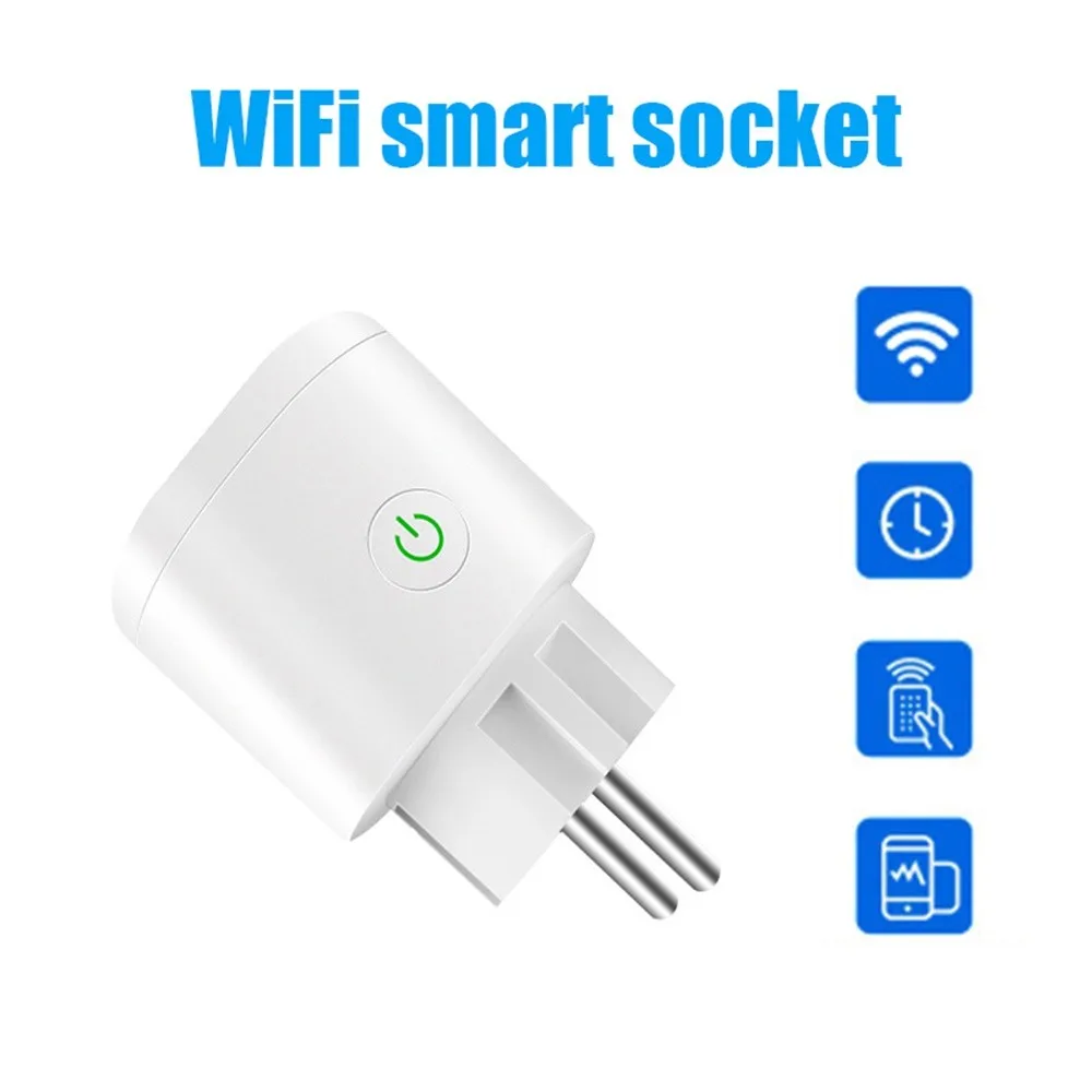 Беспроводная умная розетка ZUCZUG с дистанционным управлением Wi-Fi для Alexa Google Home IFTTT