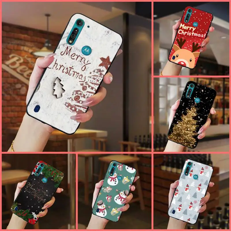

Cartoon Christma Snow Deer Phone Case For Xiaomi Redmi note 7 8 9 t max3 s 10 pro lite cover funda coque shell