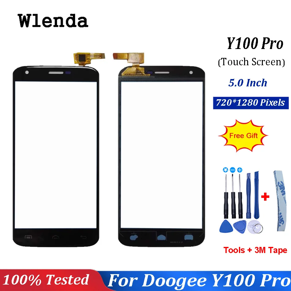 5 0 дюймов Для Doogee Valencia 2 Y100 Pro Сенсорный экран дигитайзер сенсор передняя внешняя
