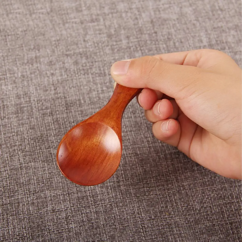 Широкая ложка для молочного порошка с короткими ручками деревянные чайные ложки