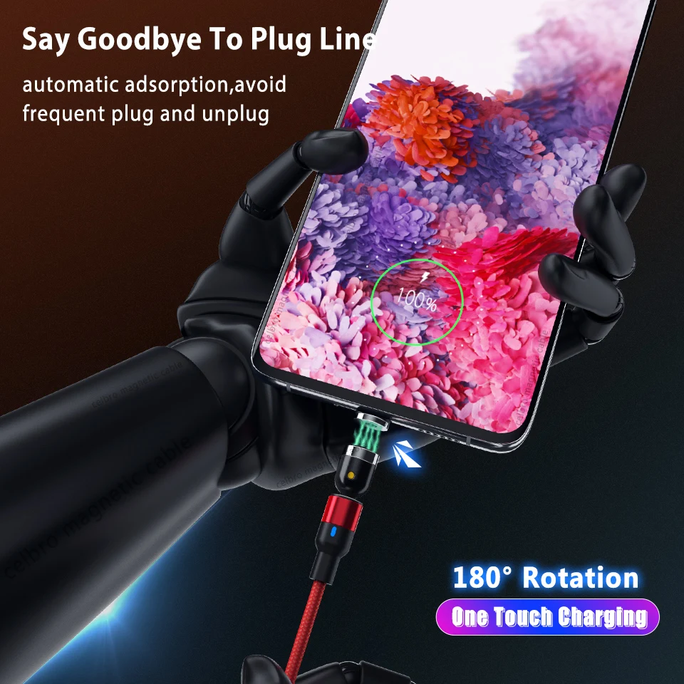 Фото Магнитный кабель Usb Type C 360 ° + 180 для Samsung S20 Ultra Xiaomi Mi 10 Pro магнитный кабель Кабели Магнитный кабель Usb Type C 360 ° + 180 для Samsung S20 Ultra Xiaomi Mi 10 Pro магнитный кабель Кабели