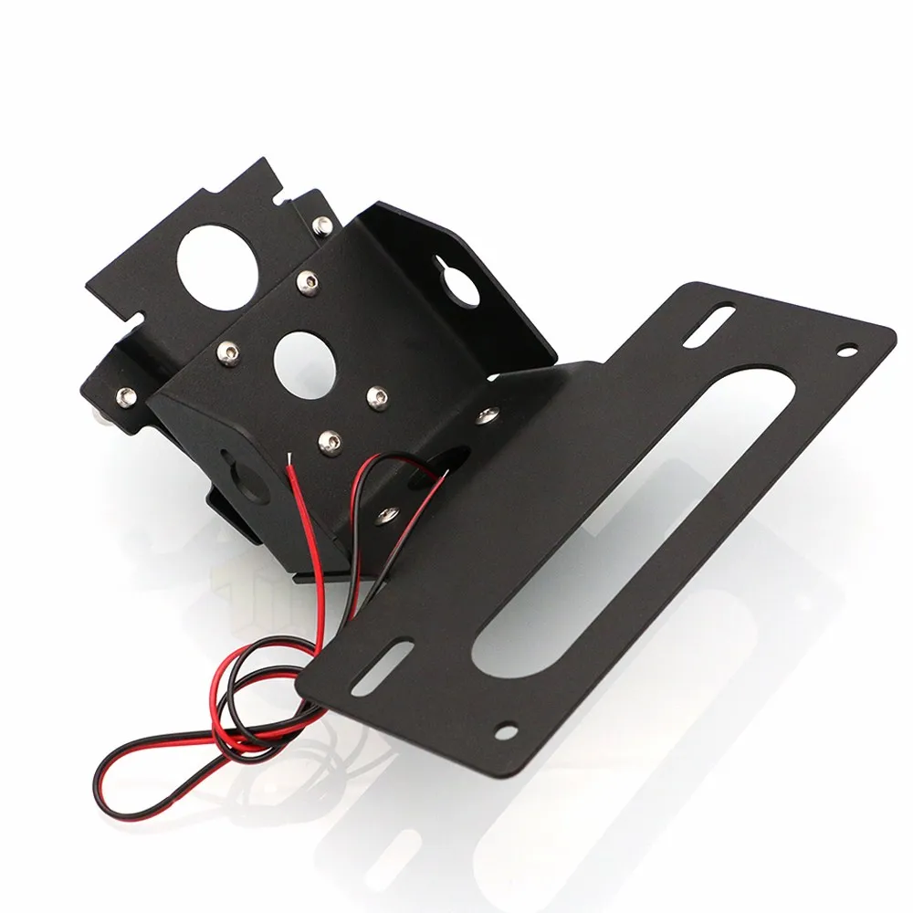 CK CATTLE KING For Yamaha MT-09 MT09 FZ-09 Fender Registration Bracket License Plate Holder Frame with LED light | Автомобили и