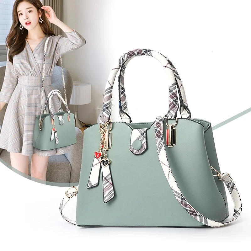 

2021 New Luxury Handbags Pu Leather Casual Crossbody Bags for Women Lady Top-Handle Bag High Quality Shoulder Bag Designer Totes