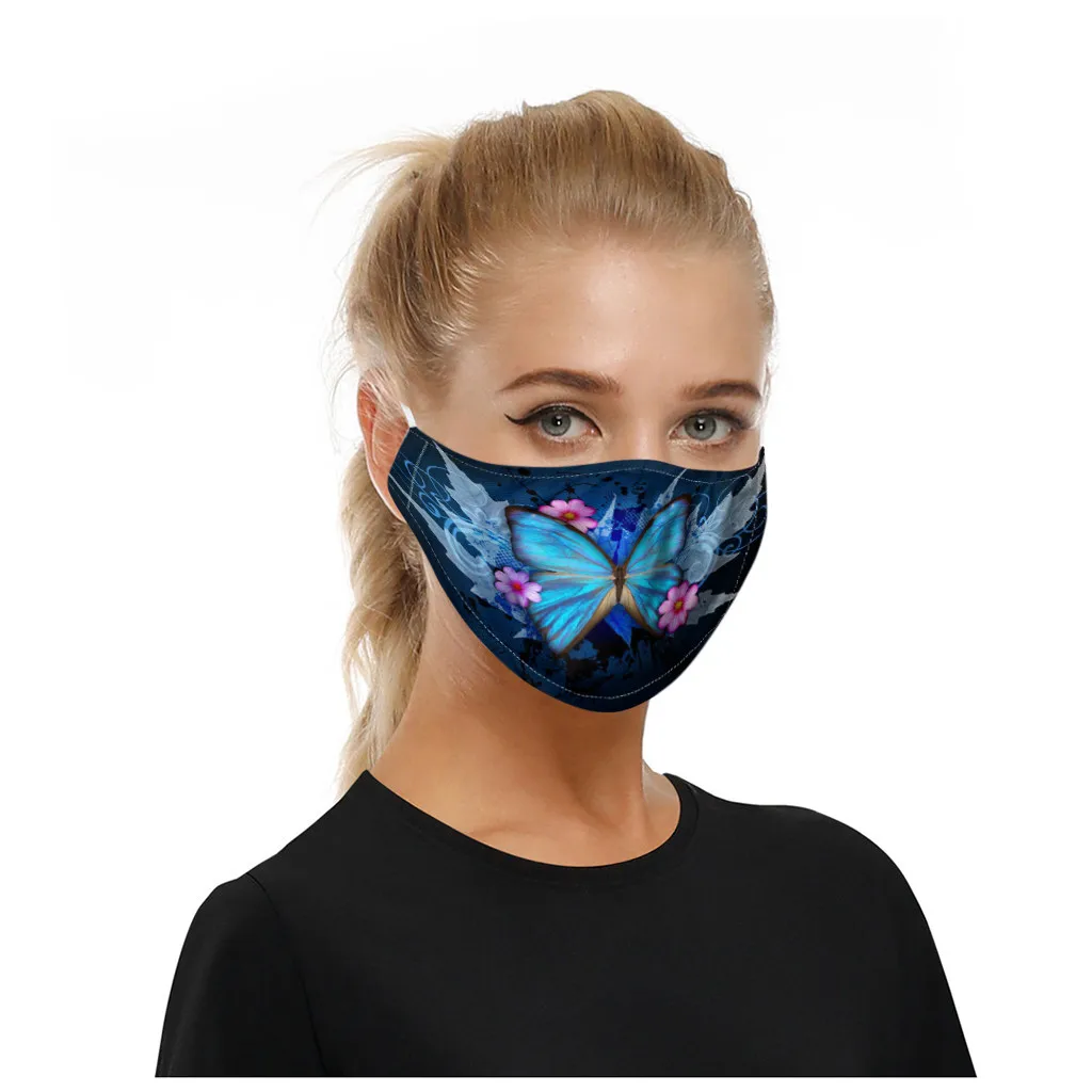 

Women And Men Cotton Breathable Fabric Face Mask Dust-Proof And Smog-Washable Mask For Adults In Europe And America