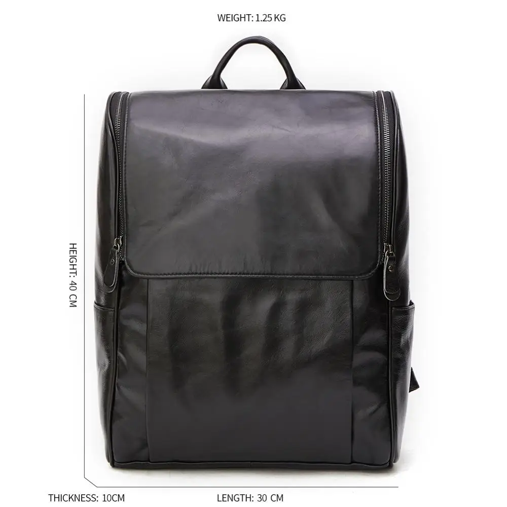 JOGUJOS Настоящий мужской кожаный рюкзак повседневный 15 &quotрюкзак для ноутбука