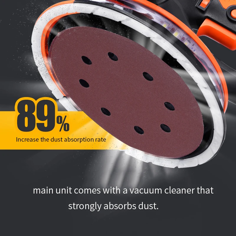 Шлифовальная машина для стен Gaea электрическая самовсасывающая без пыли