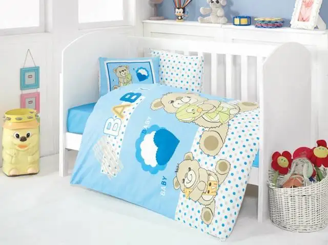 

Sweety Bear Baby Duvet cover set Blue
