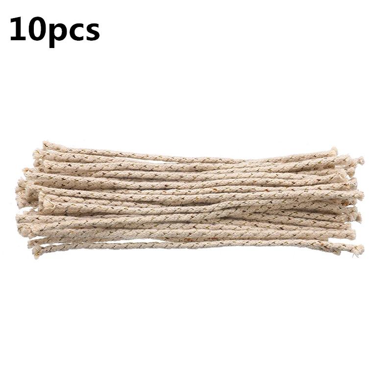 

10pcs Kerosene Lighter Universal Copper Wired Cotton Core Wicks Replacement Accessory For Grind Wheel Petrol Lighters Fire Start