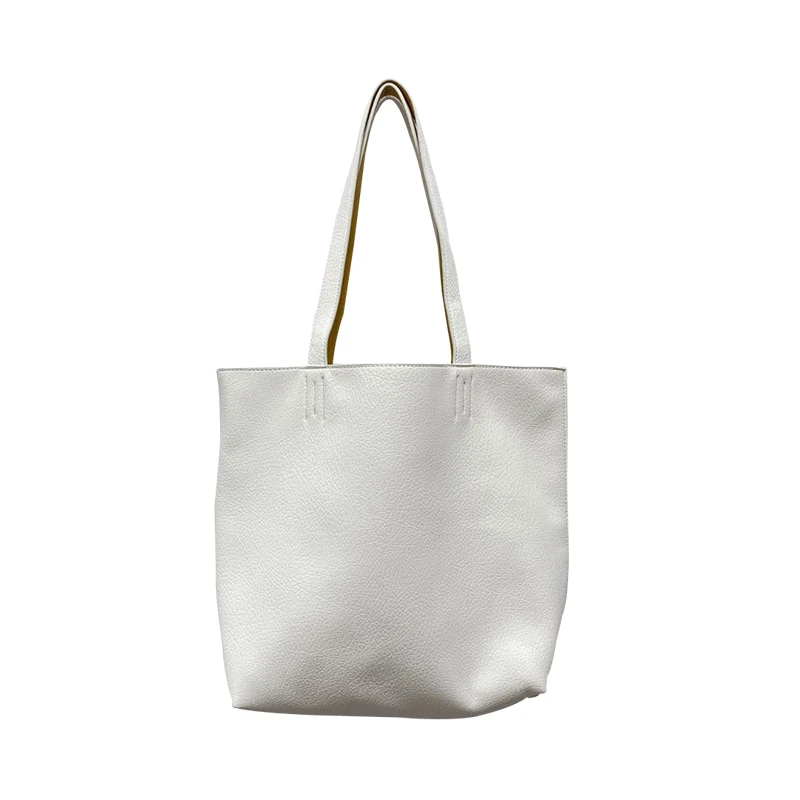 

Simple Large Capacity Ladies Casual Shopping Travel Tote Fashion Soft PU Leather Women Shoulder Underarm Bags Female Handbags
