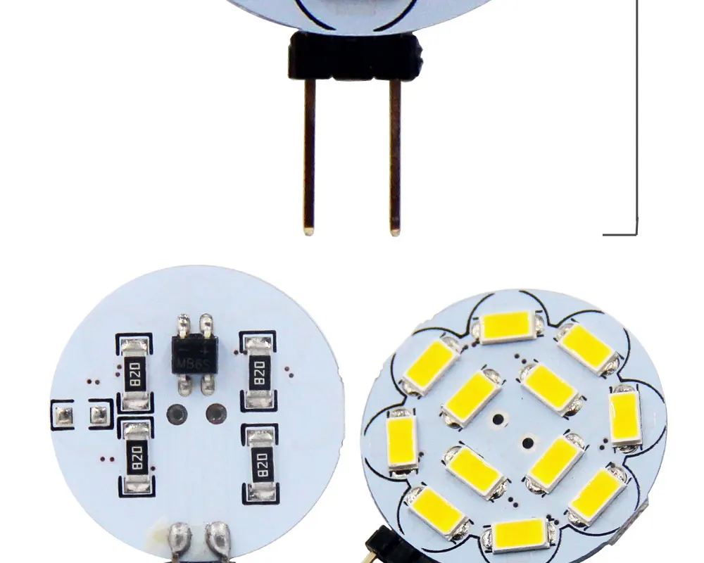 Светодиодный светильник G4 5730 SMD 2 Вт 3 Вт 5 Вт 12 В AC DC заменить галогенное освещение Прожектор