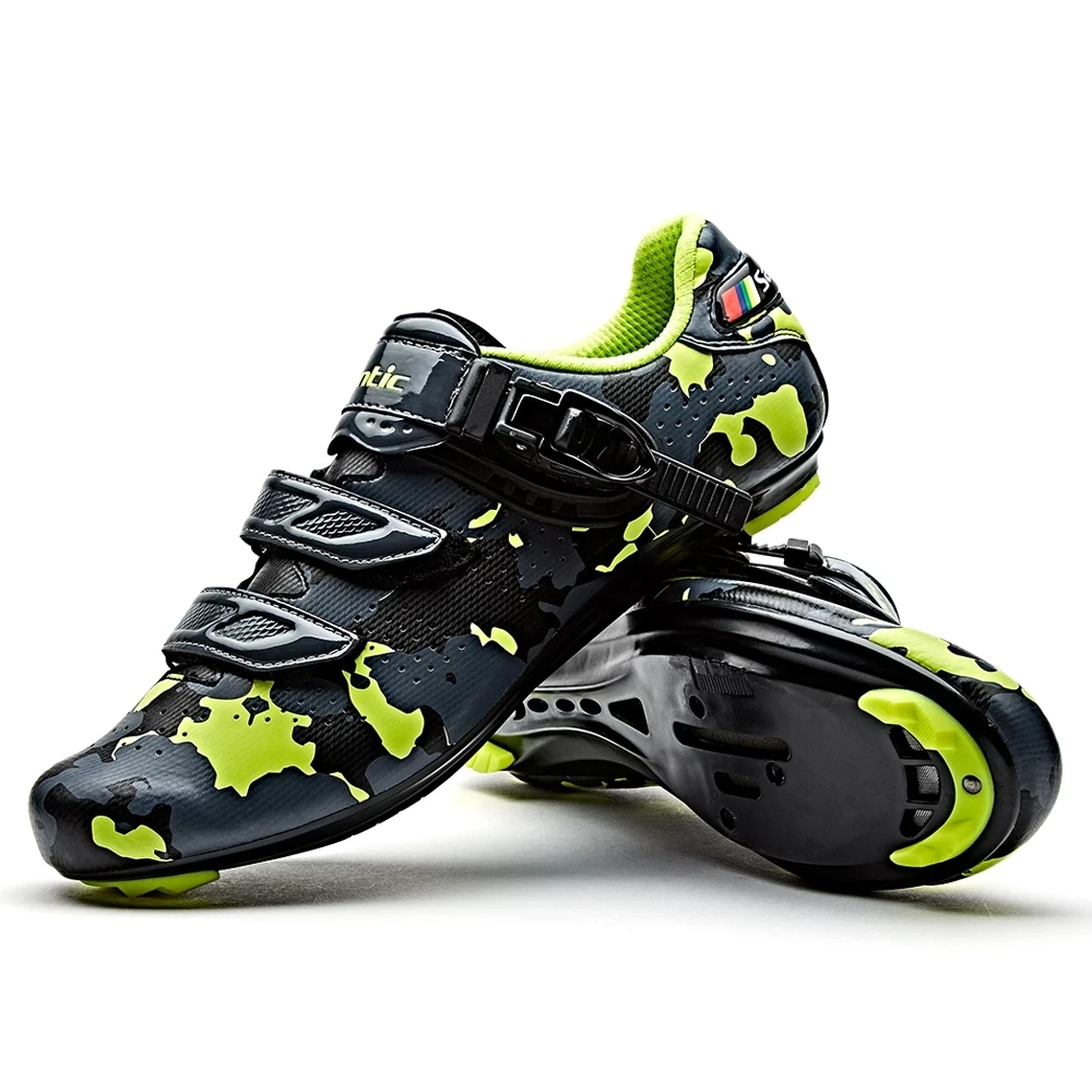 

Santic Men's Cycling Lock Shoes Road Bike Shoes Cycling Professional Cycling Shoes Men's Nylon Sole