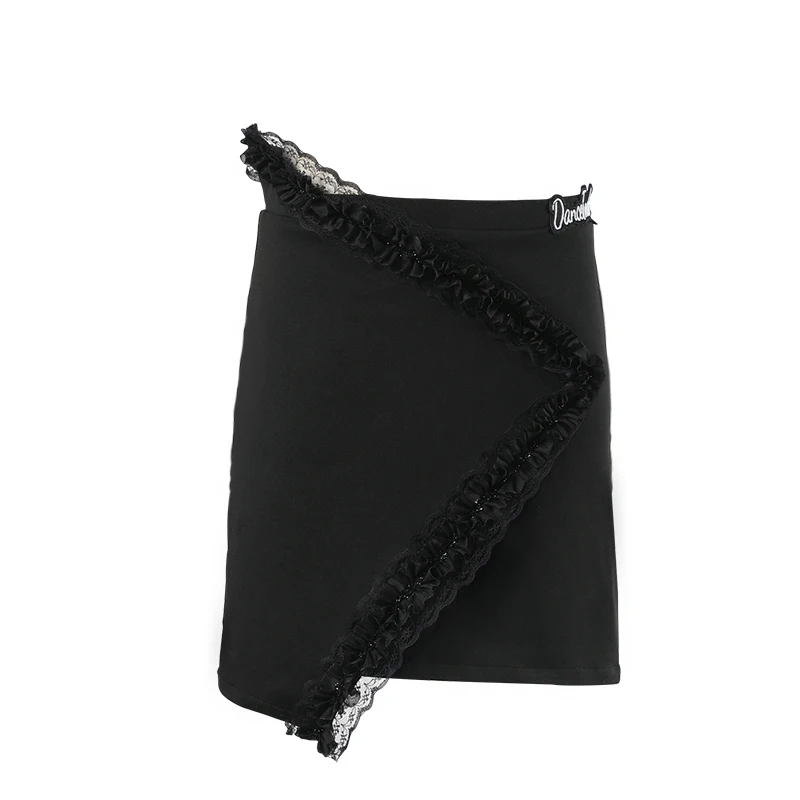 

2021 Latin Dance Skirts Lace Skirt Exercise Clothes Girls New Latin Dance Clothes Ballroom Chacha Performance Costumes DN7561