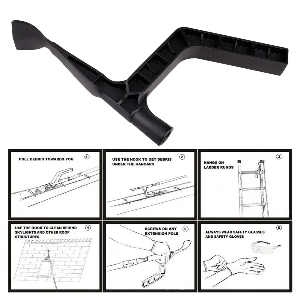 1pc Gutter Cleaning Spoon Scoop Hand Tool for Farm Garden Skylights Roof Structure | Инструменты