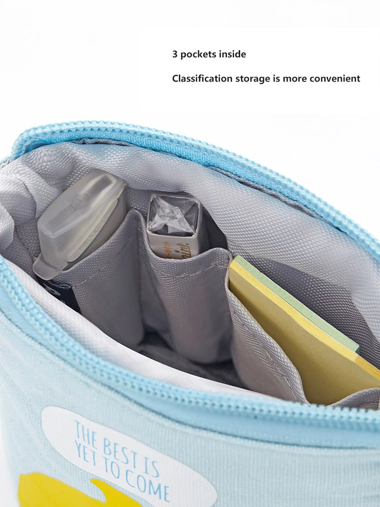 Телескопический милый чехол для карандашей с мультяшными животными детский