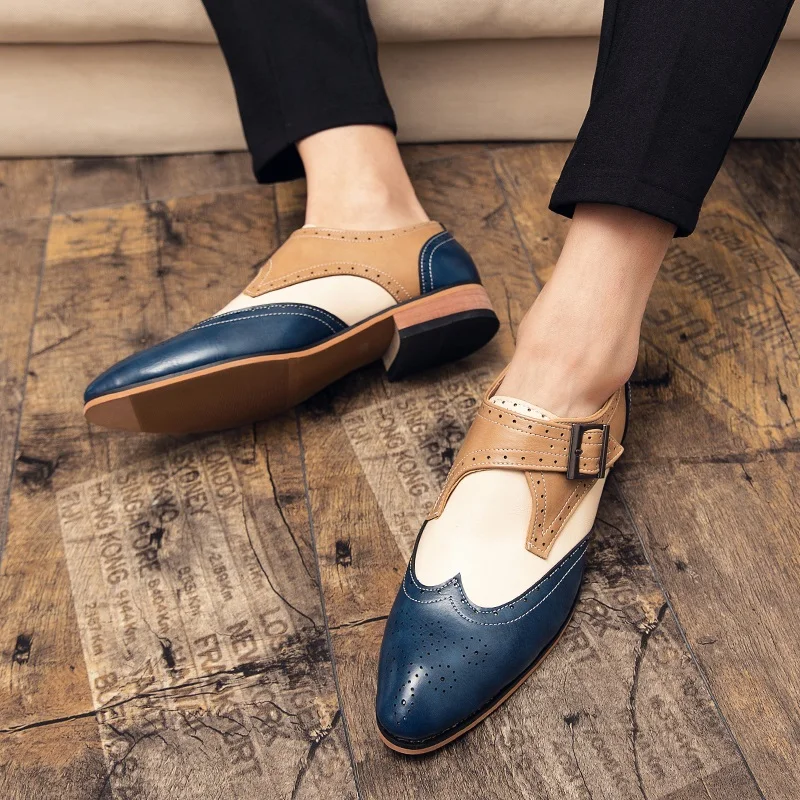 

Piergitar Men Shoes Fashion Shoes For Men Leather Formal Casual Dress Trend Black Brown Italian Lather Men's Sneakers Stylish