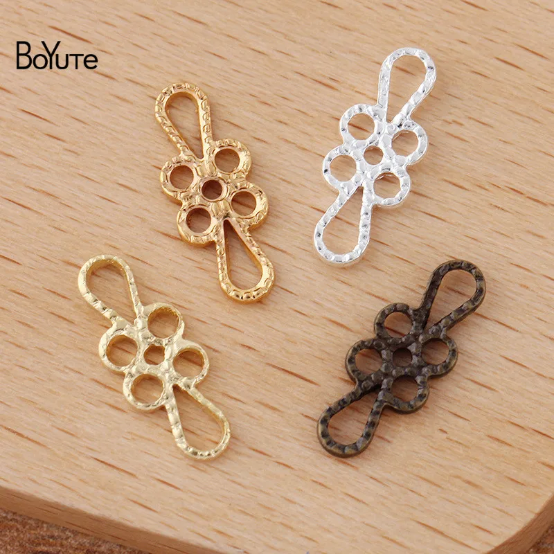 

Металлический латунный резной цветок розы BoYuTe (100 шт./лот) 15*6 мм, подвески «сделай сам», аксессуары для ювелирных изделий ручной работы